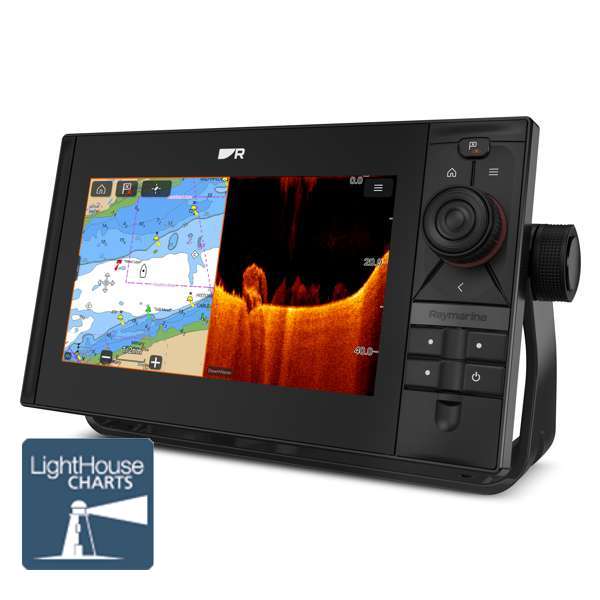 Raymarine Axiom2 Pro 9 RVM HybridTouch 9 Inch Display With 1kW Sonar, DV, SV and RealVision 3D (No Transducer) With Northern Eur